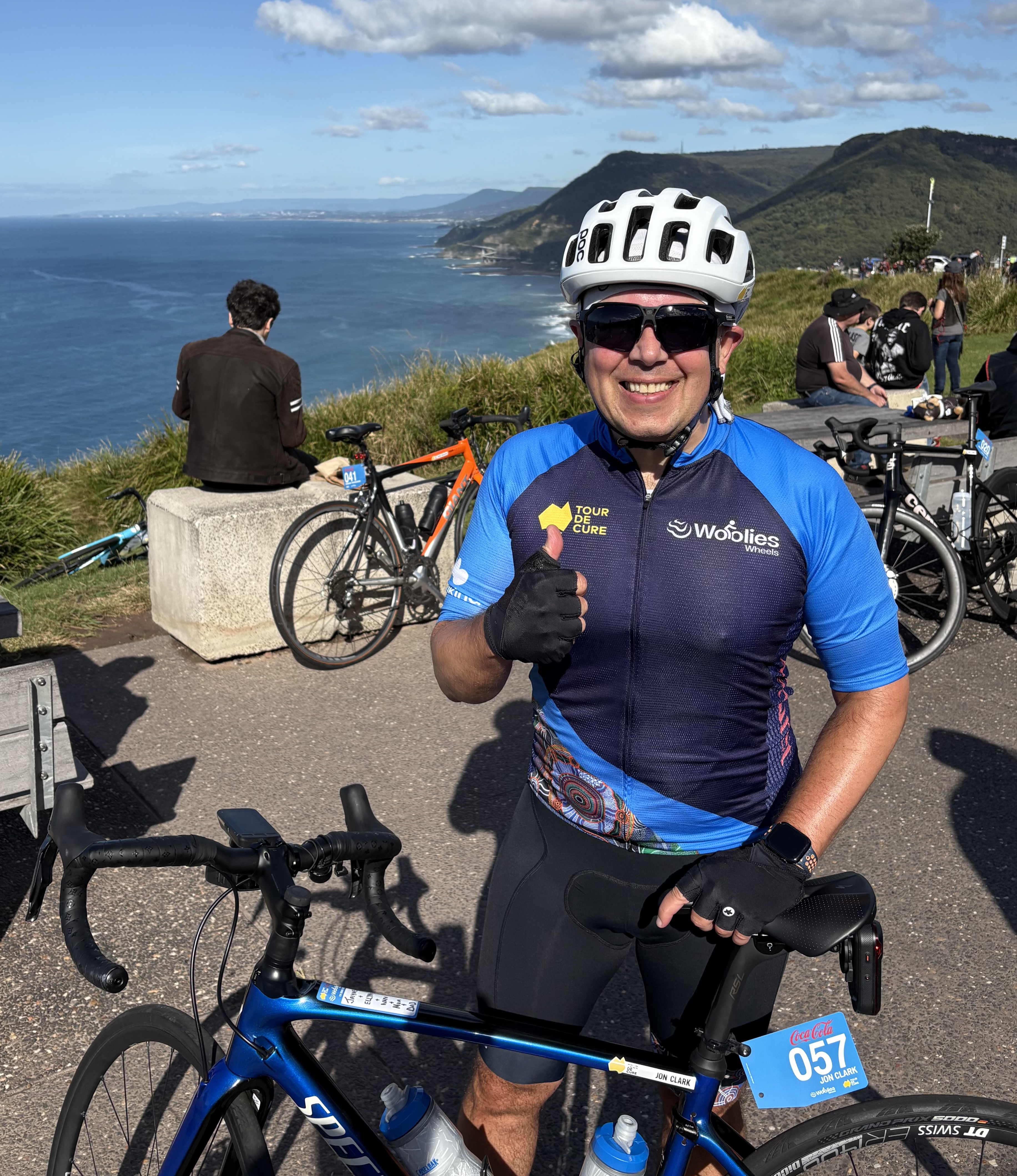 Jon Clark, Tour rider and Magpiealert Founder